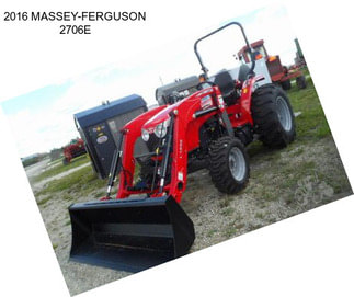 2016 MASSEY-FERGUSON 2706E