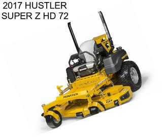 2017 HUSTLER SUPER Z HD 72