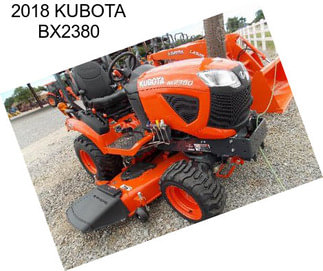 2018 KUBOTA BX2380