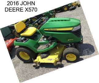 2016 JOHN DEERE X570