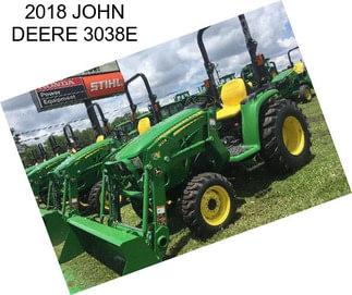 2018 JOHN DEERE 3038E