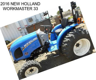 2016 NEW HOLLAND WORKMASTER 33