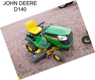 JOHN DEERE D140