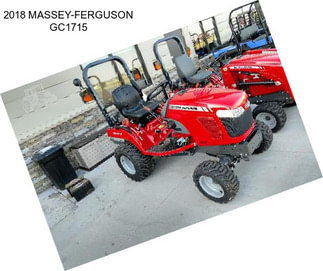 2018 MASSEY-FERGUSON GC1715