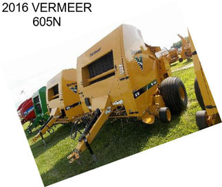 2016 VERMEER 605N