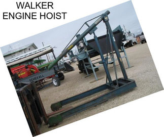 WALKER ENGINE HOIST