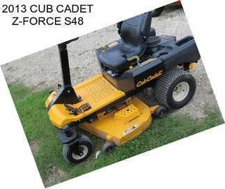 2013 CUB CADET Z-FORCE S48