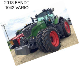 2018 FENDT 1042 VARIO