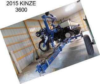 2015 KINZE 3600