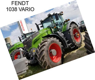 FENDT 1038 VARIO