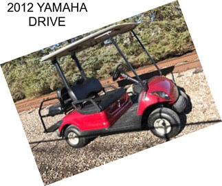 2012 YAMAHA DRIVE