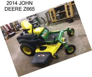 2014 JOHN DEERE Z665