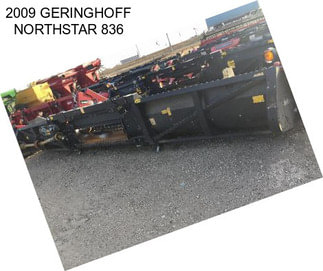 2009 GERINGHOFF NORTHSTAR 836