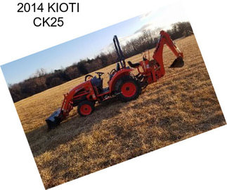 2014 KIOTI CK25