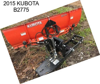 2015 KUBOTA B2775