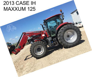 2013 CASE IH MAXXUM 125