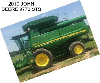 2010 JOHN DEERE 9770 STS