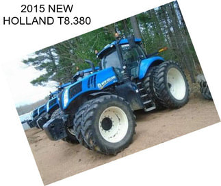 2015 NEW HOLLAND T8.380