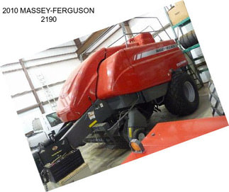 2010 MASSEY-FERGUSON 2190