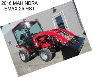 2016 MAHINDRA EMAX 25 HST