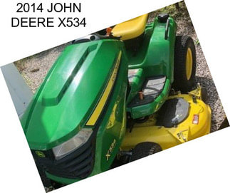 2014 JOHN DEERE X534