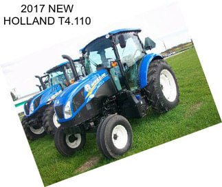 2017 NEW HOLLAND T4.110