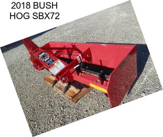 2018 BUSH HOG SBX72