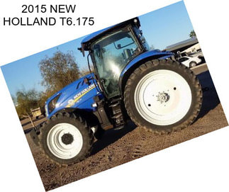 2015 NEW HOLLAND T6.175