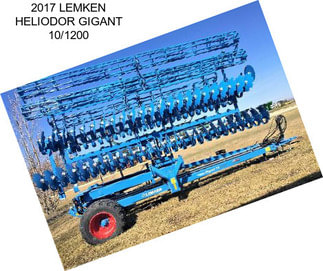 2017 LEMKEN HELIODOR GIGANT 10/1200