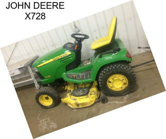 JOHN DEERE X728