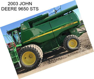 2003 JOHN DEERE 9650 STS