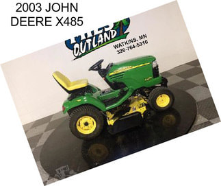 2003 JOHN DEERE X485