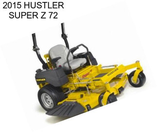 2015 HUSTLER SUPER Z 72