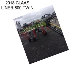 2018 CLAAS LINER 800 TWIN