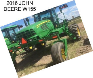 2016 JOHN DEERE W155