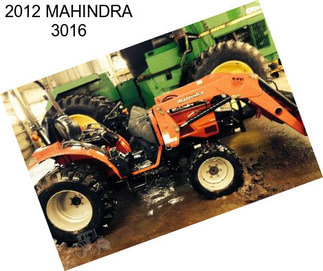 2012 MAHINDRA 3016