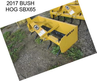 2017 BUSH HOG SBX65