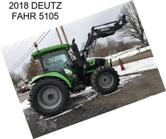 2018 DEUTZ FAHR 5105