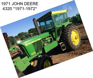 1971 JOHN DEERE 4320 *1971-1972*