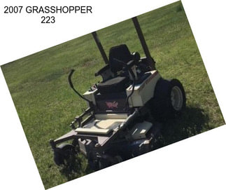 2007 GRASSHOPPER 223