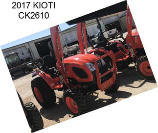 2017 KIOTI CK2610