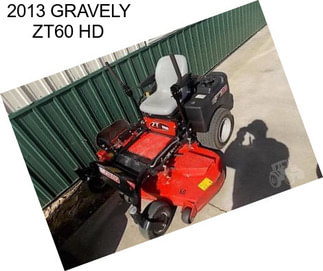 2013 GRAVELY ZT60 HD