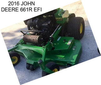 2016 JOHN DEERE 661R EFI