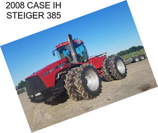 2008 CASE IH STEIGER 385