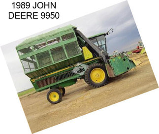 1989 JOHN DEERE 9950