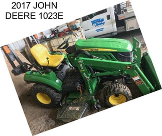 2017 JOHN DEERE 1023E