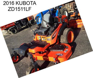 2016 KUBOTA ZD1511LF