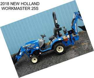 2018 NEW HOLLAND WORKMASTER 25S