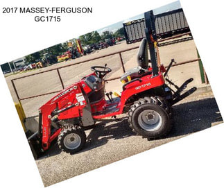 2017 MASSEY-FERGUSON GC1715