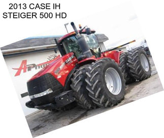 2013 CASE IH STEIGER 500 HD